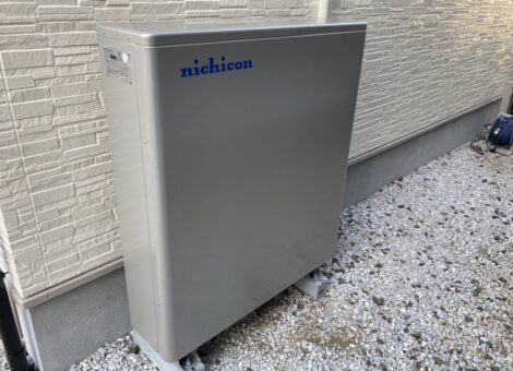 平戸市　S様邸　蓄電池(ニチコン：ESS-H2L1）エコキュート（Panasonic：HE-NS46KQS）取替工事　　